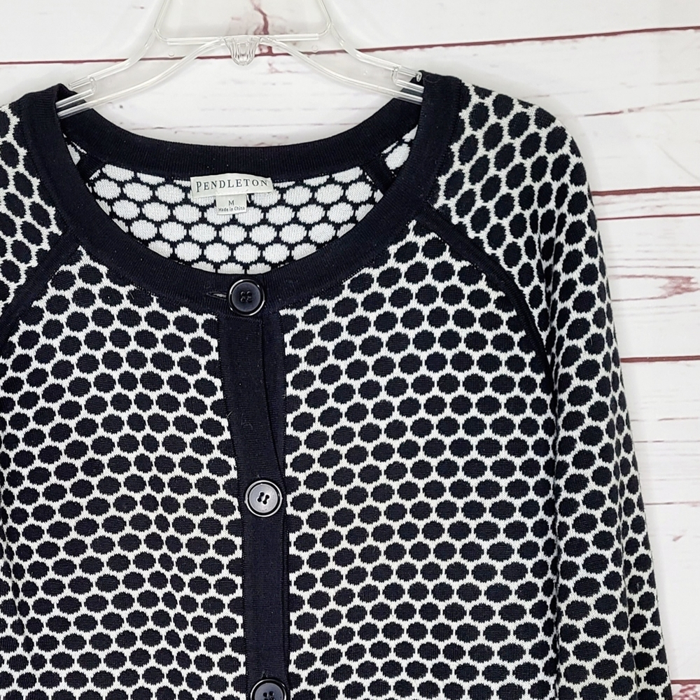 Pendleton Cotton Button Down Cardigan - image 2